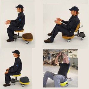 Flex, un siege pour travail au sol