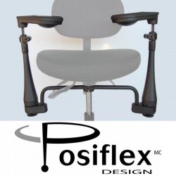 Posiflex supports de coudes pour tabourets