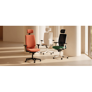 Fauteuil Volt - dossier résille noir